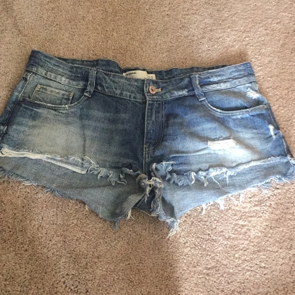 Zara denim shorts